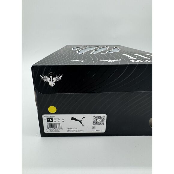 PUMA x LAMELO BALL MB.03 Lo Team Size 14 HyperLink Blue New In Box - Picture 9 of 9